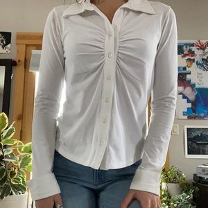 Patagonia White Collared Button Down